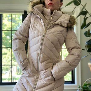 "Jones New York"  Layered Puffer Nude Coat